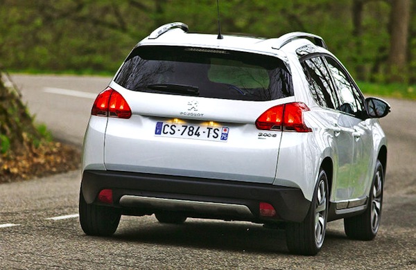 Peugeot 2008 Germany April 2013. Picture courtesy of www.autobild.de