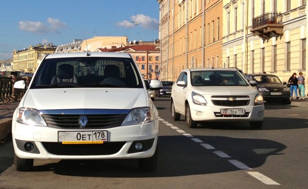 9 Renault Logan Chevrolet Cobalt