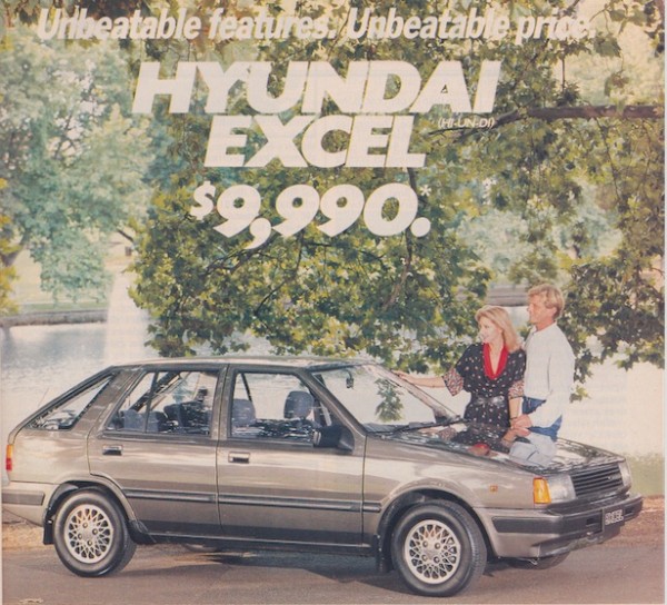 Hyundai Excel Australia 1986