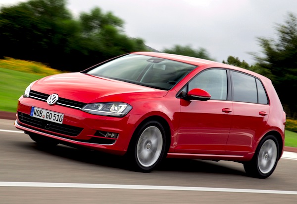 Portugal November 2012: Vw Golf 7 In Pole Position Straight Away 