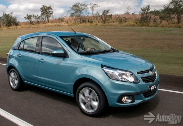 GM Brazil unveils the Chevy Agile, thankfully, it's not the new Aveo! -  Autoblog