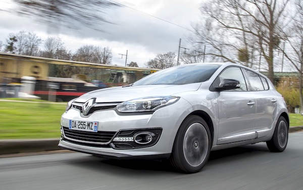 Austria March 2014 Renault Mégane up to 5th place Best