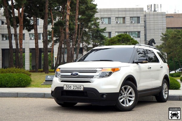 Ford Explorer South Korea July 2014. Picture courtesy of 100mirror.com