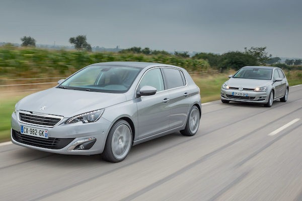 Peugeot 308 Europe July 2016. Picture courtesy largus.fr