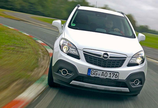 Opel Mokka Italy March 2015. Picture courtesy of autobild.de