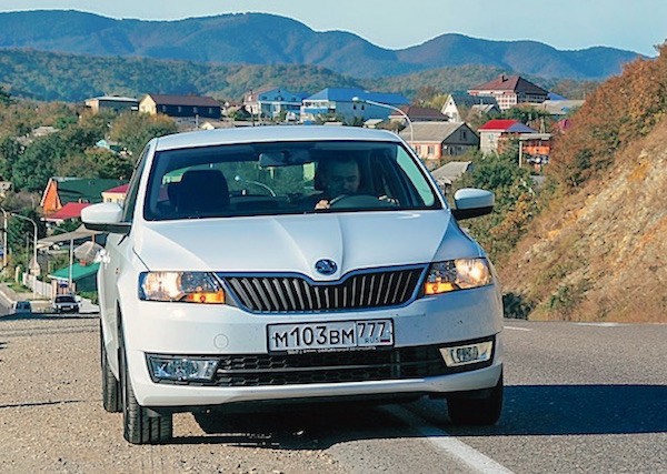 Skoda Rapid Russia April 2015. Picture courtesy zr.ru