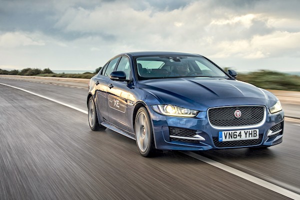 Jaguar XE UK July 2015