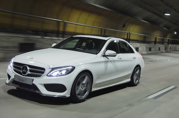 Mercedes C Class UK December 2016. Picture courtesy blogauto.com.br