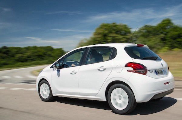 Peugeot 208 France September 2015. Picture courtesy largus.fr