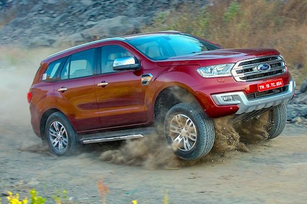 Ford Endeavour India January 2016. Picture courtesy zigwheels.com