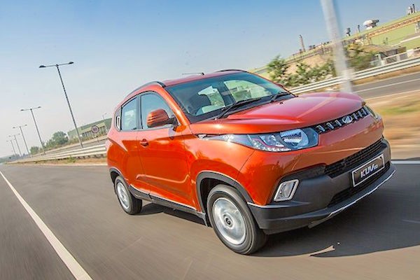 Mahindra KUV100 India January 2016. Picture courtesy zigwheels.com