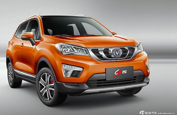 Changan CS15 China March 2016. Picture courtesy auto.sina.com.cn