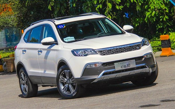 Changfeng Leopaard CS10 China March 2016. Picture courtesy jingyannet.com