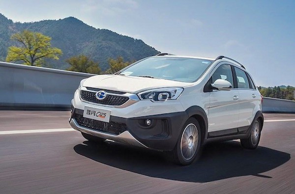 Changhe Q25 China March 2016. Picture courtesy of autohome.com.cn