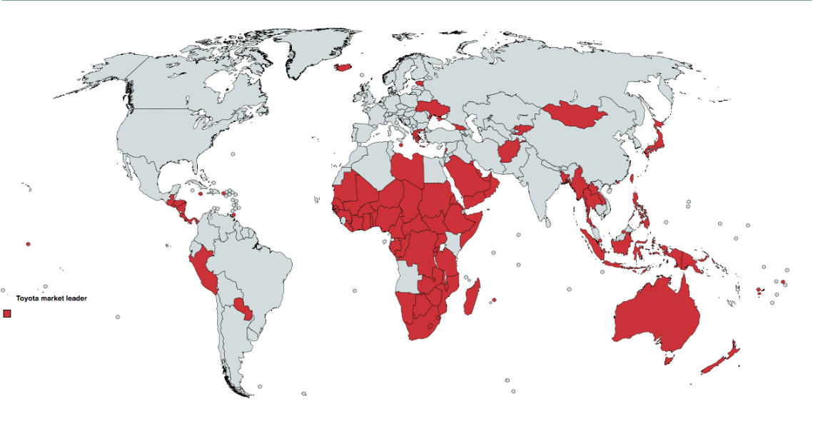 Toyota World Map