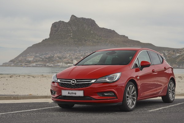 Opel Astra South Africa April 2016