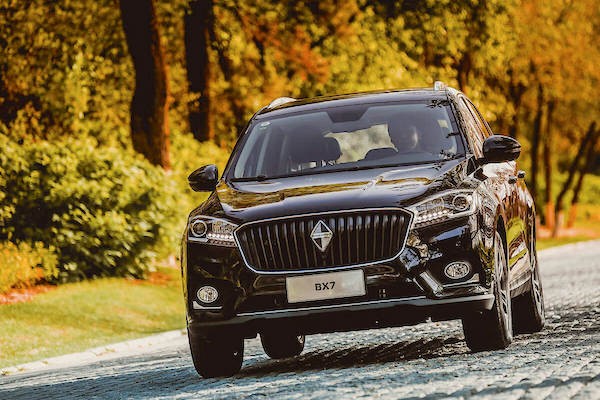 Borgward BX7 China July 2016