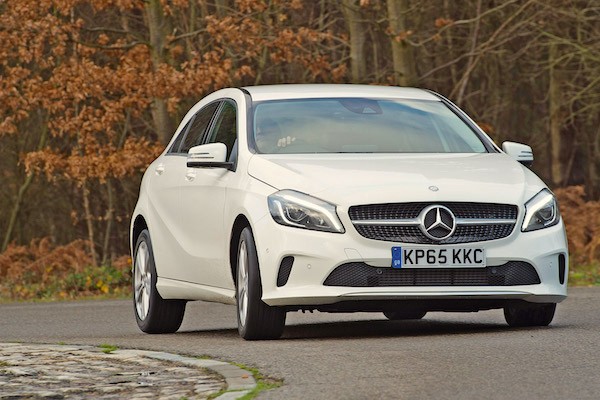 Mercedes A Class UK July 2016