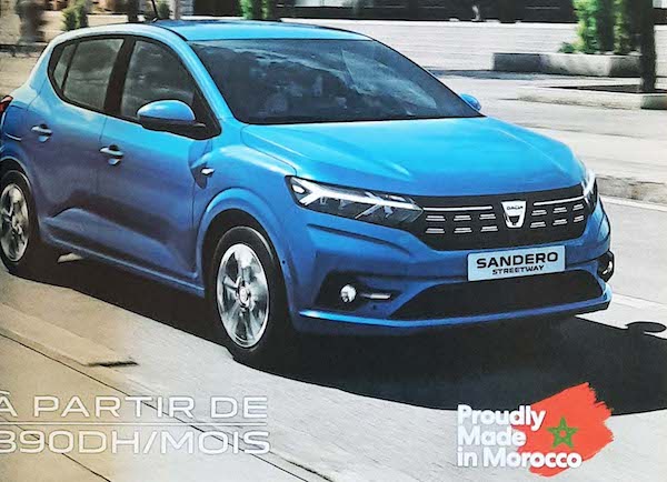 Morocco Full Year 2021: Dacia Sandero topples Dokker in market up 30% to  record volume – Best Selling Cars Blog